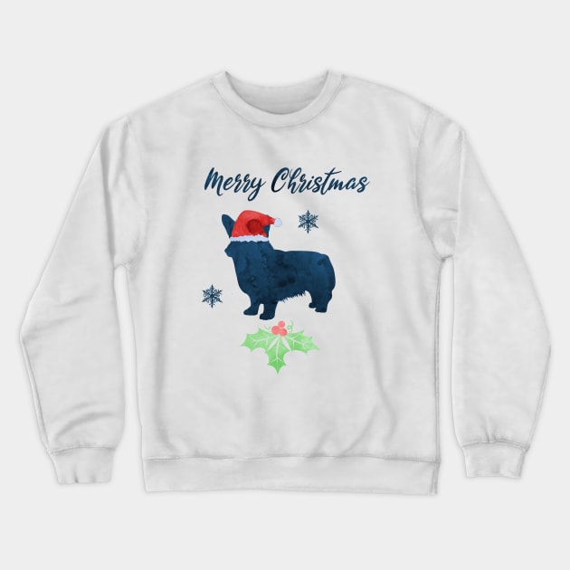 Merry Christmas - Santa Corgi Crewneck Sweatshirt by TheJollyMarten